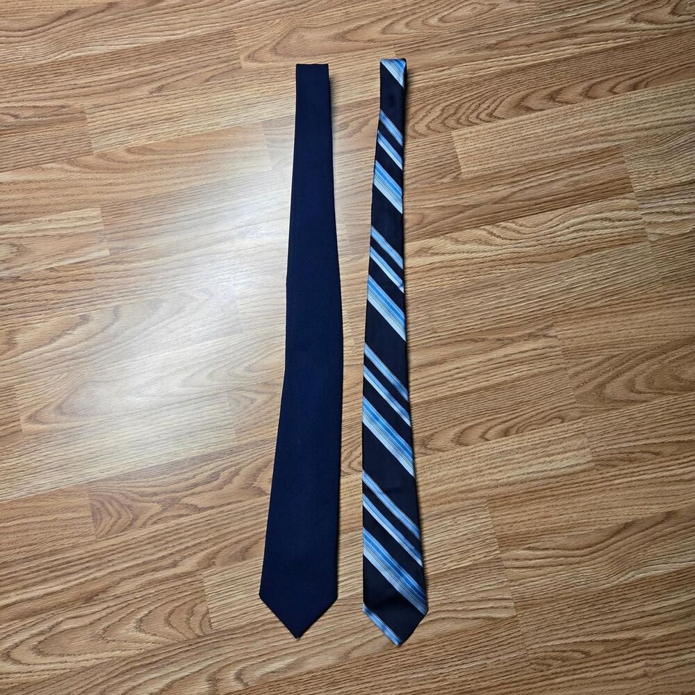 Men's Blue and Navy Neck Tie Bundle